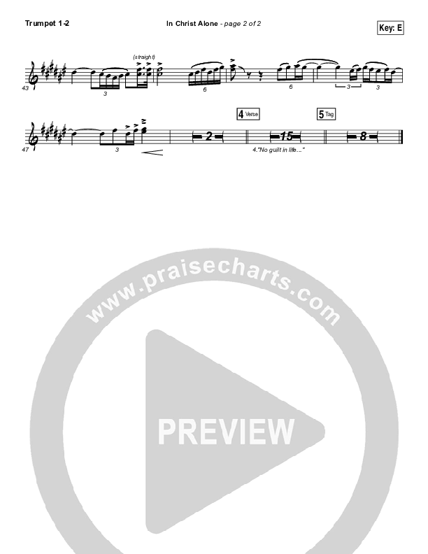 In Christ Alone (Live) Brass Pack (Shane & Shane)