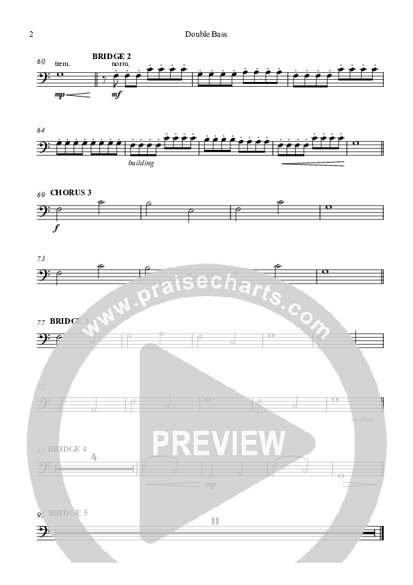 Song In My Heart Double Bass (Highlands Worship)