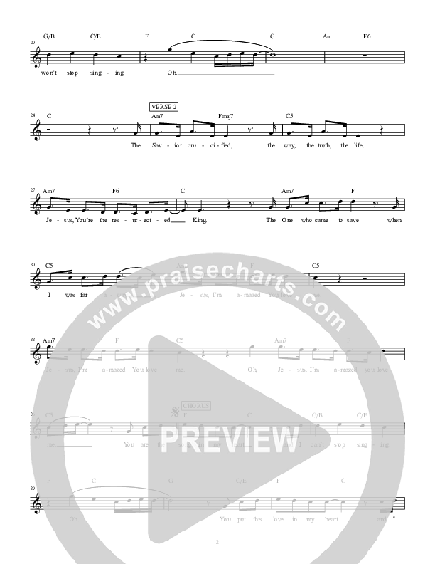 Song In My Heart Lead Sheet (Highlands Worship)