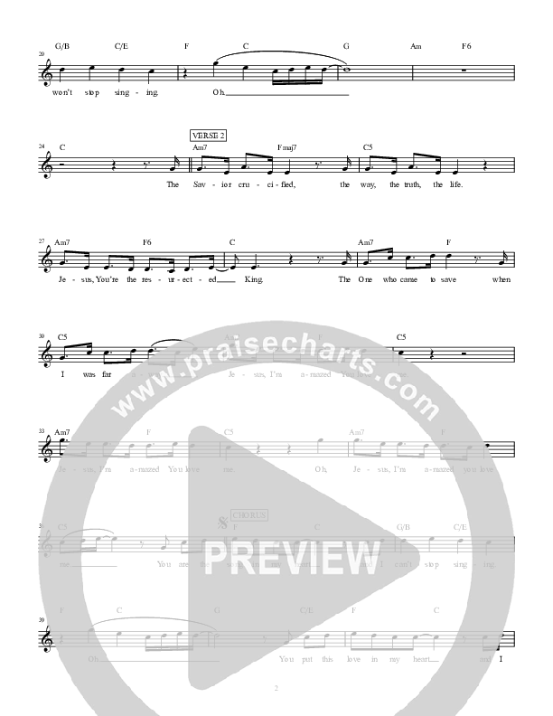 Song In My Heart Lead Sheet (Highlands Worship)