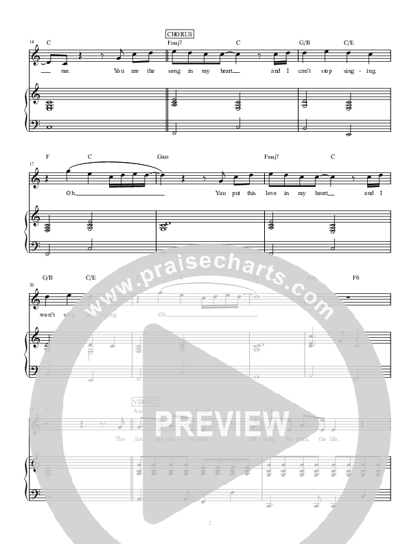 Song In My Heart Lead & Piano (Highlands Worship)