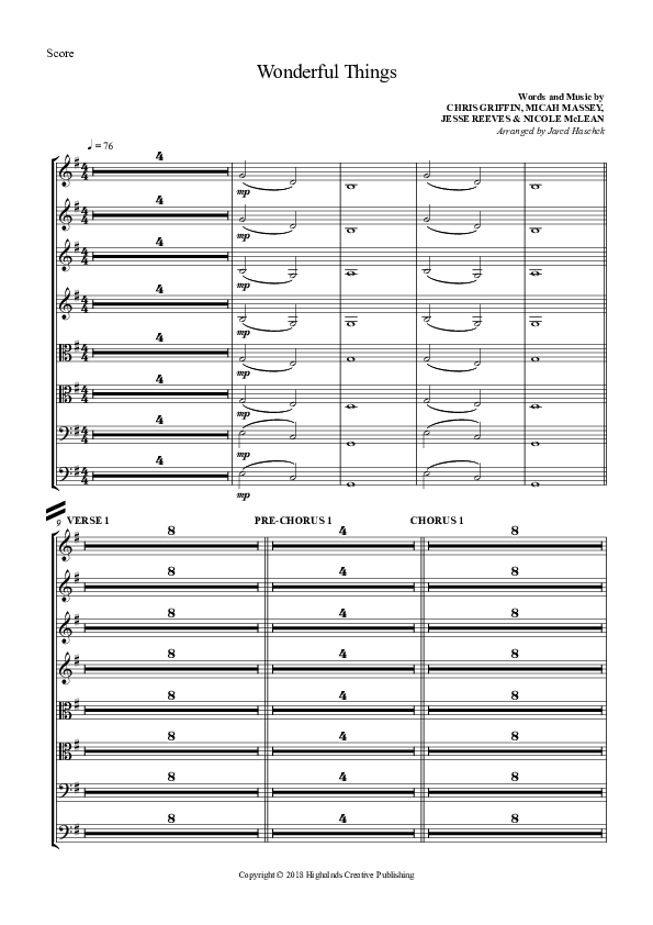 Wonderful Things String Ensemble (Highlands Worship)