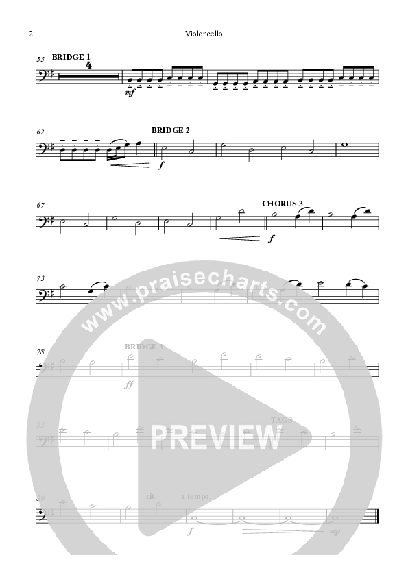 Wonderful Things Violincello (Highlands Worship)