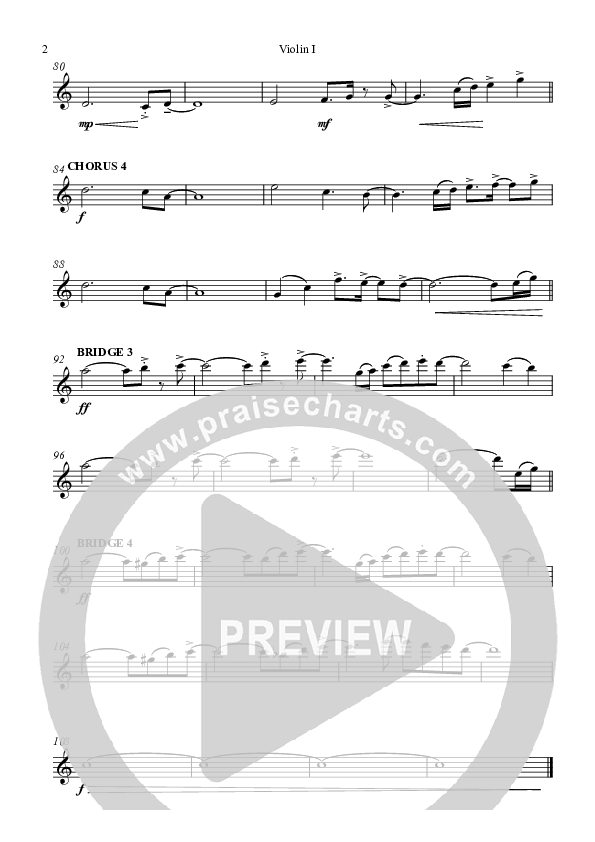 Who Is Like The Lord Violin 1 (Highlands Worship)