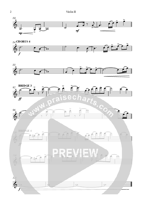 Who Is Like The Lord Violin 2 (Highlands Worship)