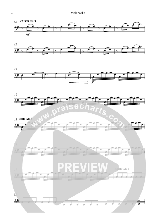 Your Love Is Enough Violincello (Highlands Worship)