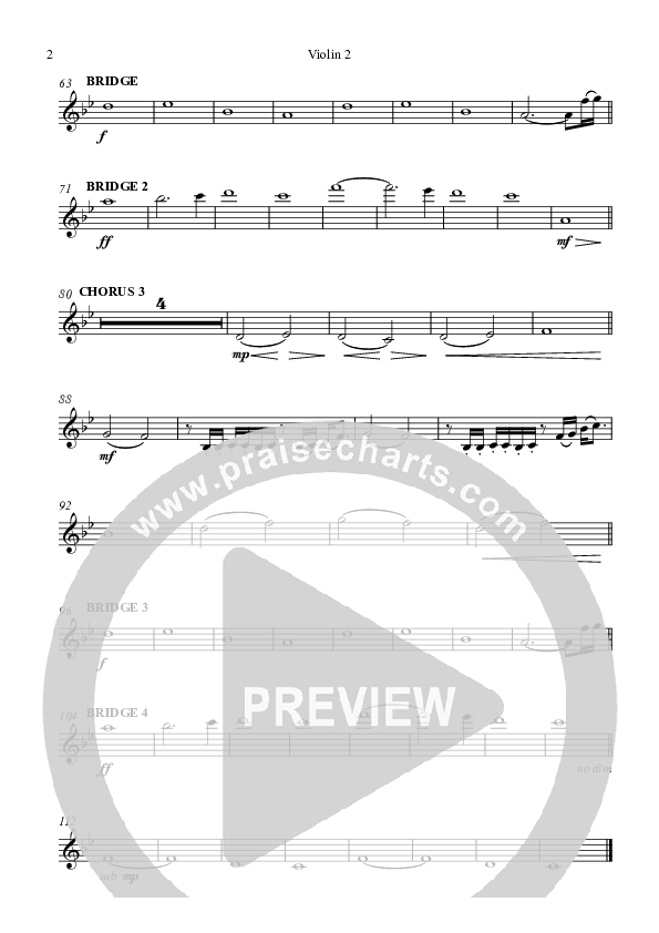 All Or Nothing Violin 2 (Highlands Worship)