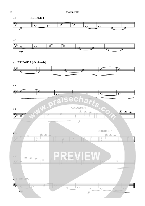 You Are My God Violincello (Highlands Worship)