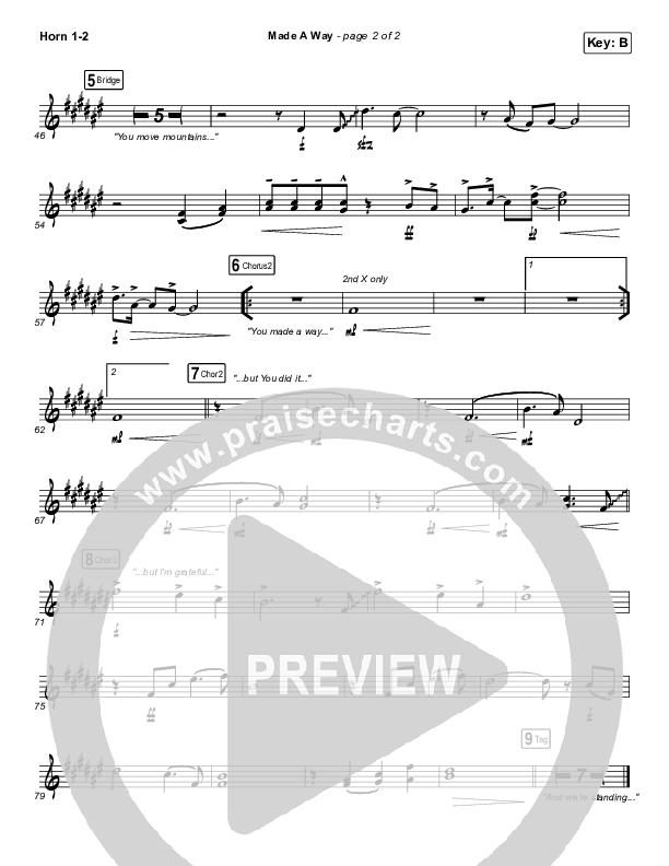 Made A Way Brass Pack (Travis Greene)