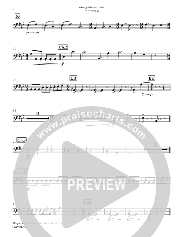 Magnificent Marvelous Matchless Love Contrabass (Keith & Kristyn Getty)