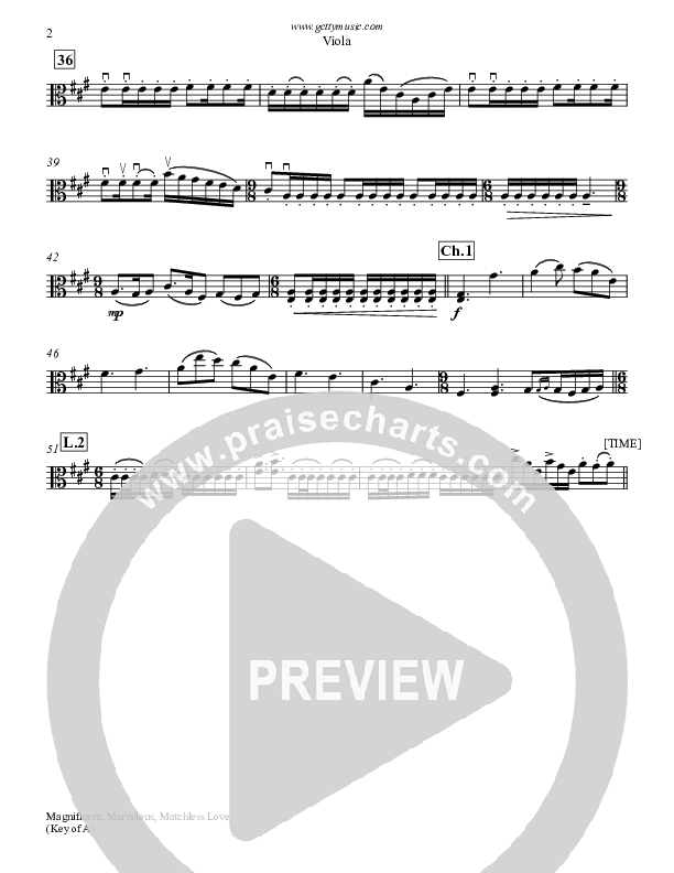 Magnificent Marvelous Matchless Love Viola (Keith & Kristyn Getty)