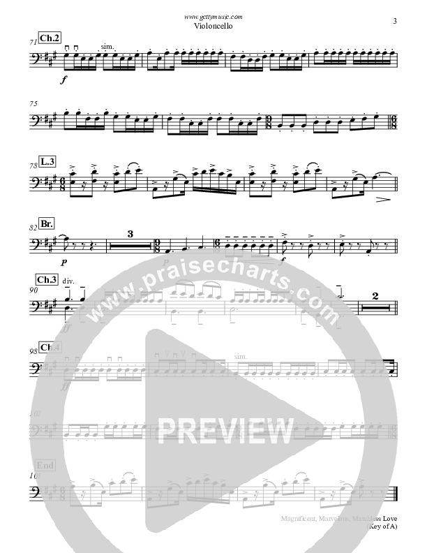 Magnificent Marvelous Matchless Love Violincello (Keith & Kristyn Getty)