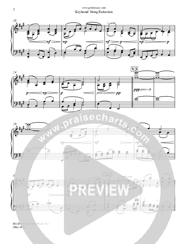 My Dwelling Place (Psalm 91) Synth Strings (Phil Keaggy / Keith & Kristyn Getty)