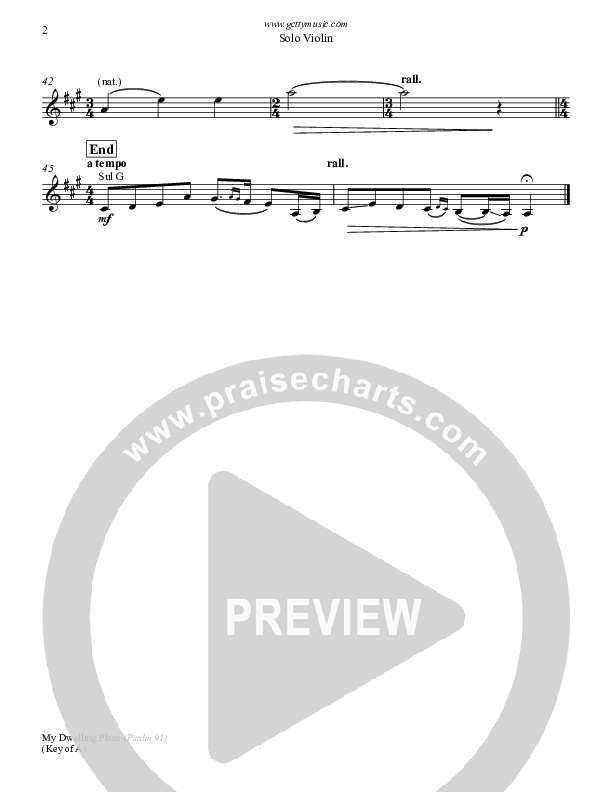 My Dwelling Place (Psalm 91) Violins (Phil Keaggy / Keith & Kristyn Getty)