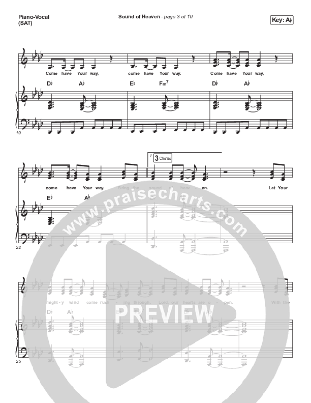 Sound Of Heaven Piano/Vocal (SAT) (Tasha Layton / Chris McClarney)