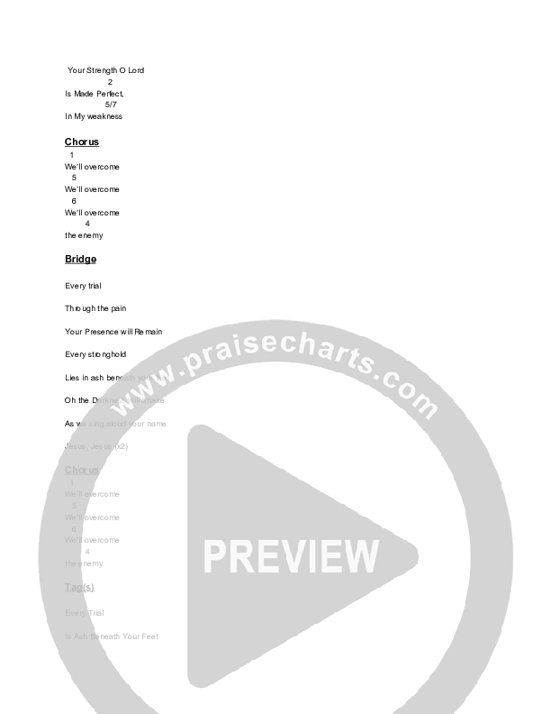 Ash Beneath Your Feet Chords & Lyrics (A Thousand Hills Music)