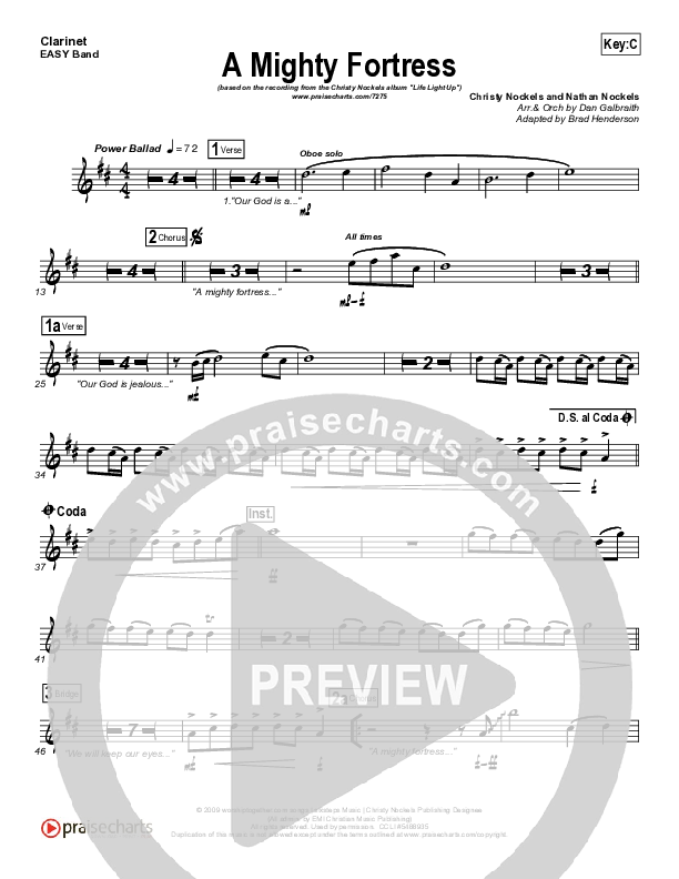 A Mighty Fortress Wind Pack (Christy Nockels)