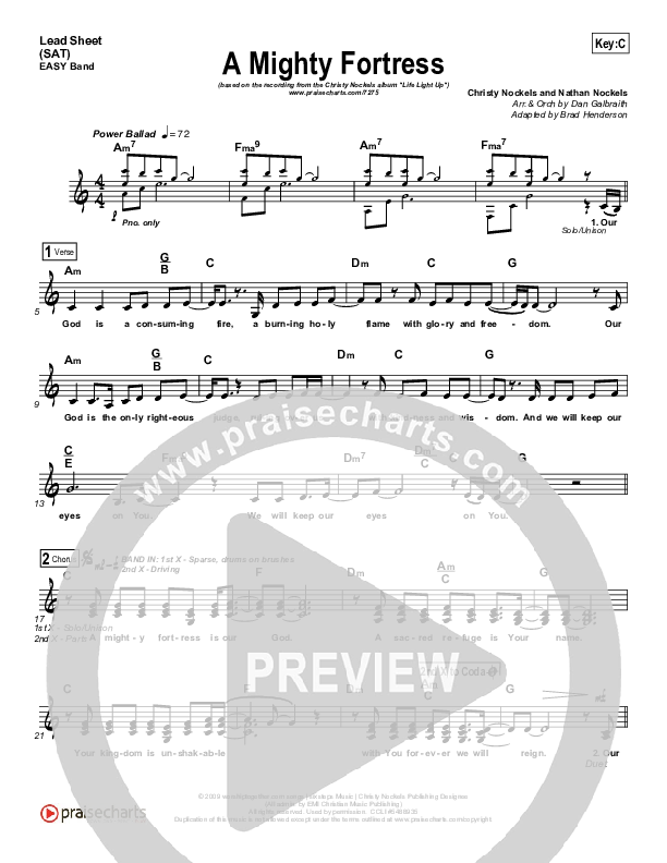 A Mighty Fortress Light Orchestration (Christy Nockels)