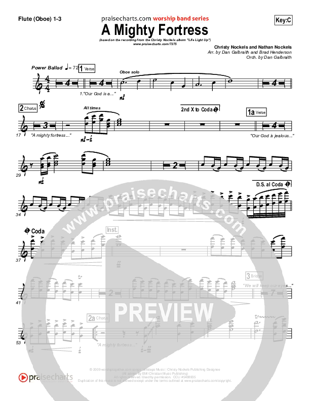 A Mighty Fortress Wind Pack (Christy Nockels)