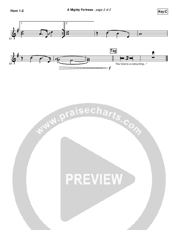 A Mighty Fortress Brass Pack (Christy Nockels)