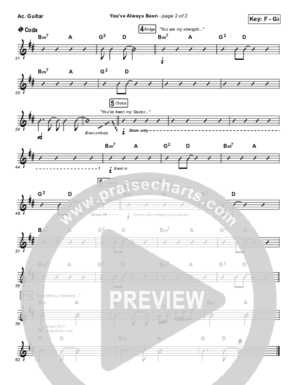 You've Always Been Acoustic Guitar (Unspoken)