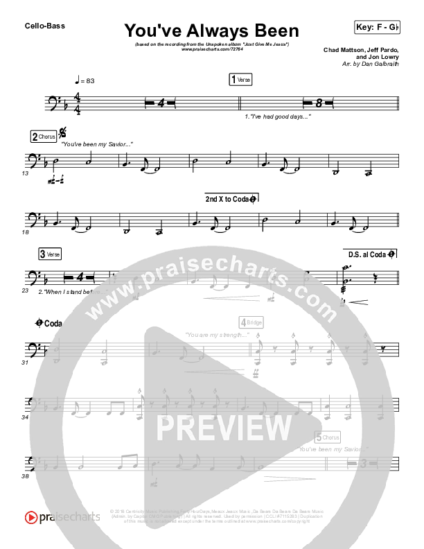 You've Always Been Cello/Bass (Unspoken)