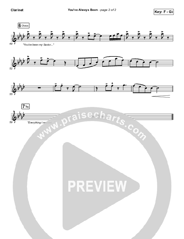 You've Always Been Clarinet (Unspoken)