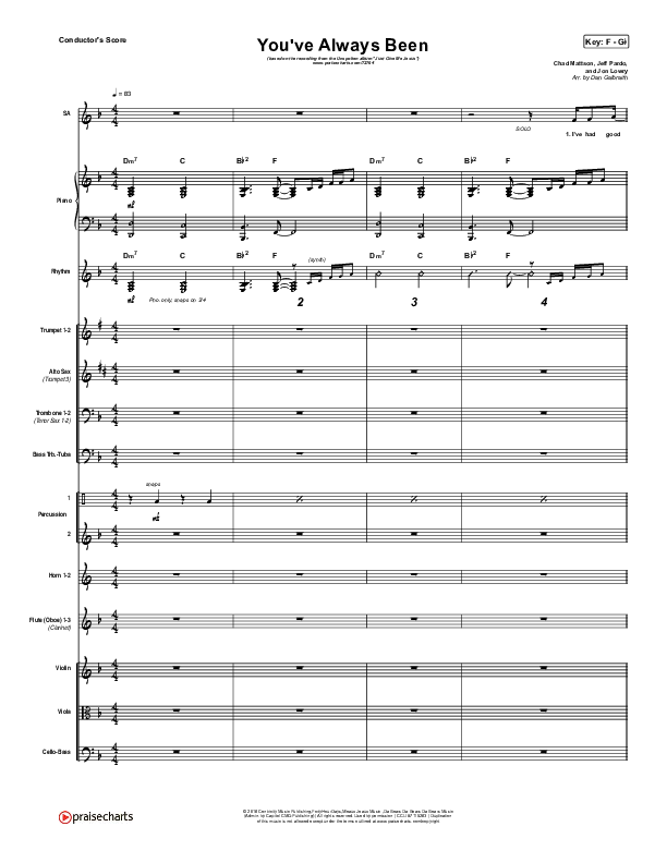 You've Always Been Conductor's Score (Unspoken)