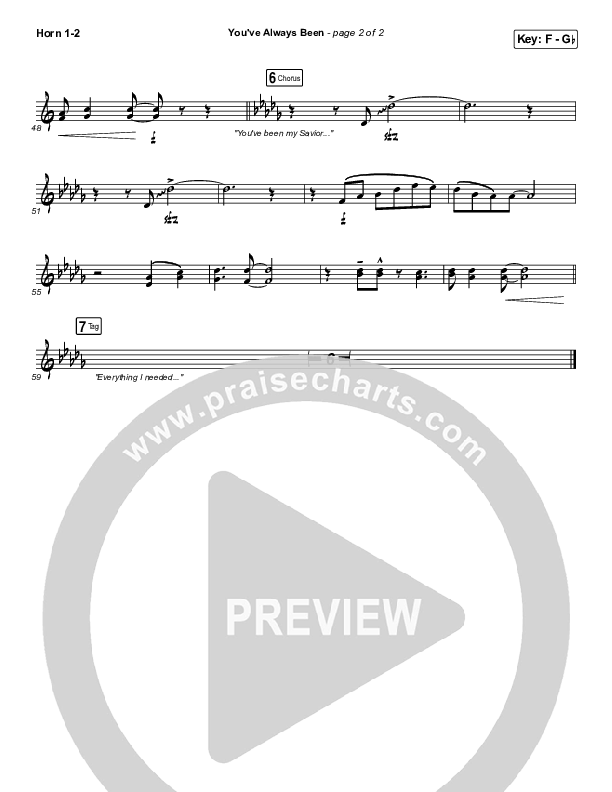 You've Always Been French Horn 1/2 (Unspoken)