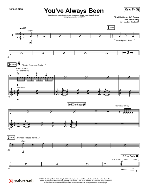 You've Always Been Percussion (Unspoken)