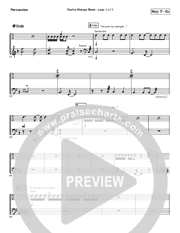 You've Always Been Percussion (Unspoken)