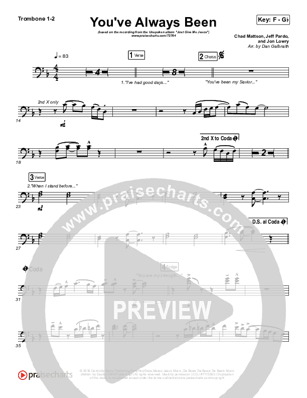 You've Always Been Trombone 1/2 (Unspoken)