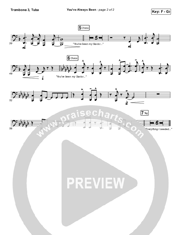 You've Always Been Trombone 3/Tuba (Unspoken)