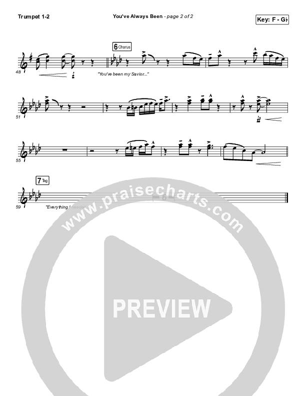 You've Always Been Trumpet 1,2 (Unspoken)