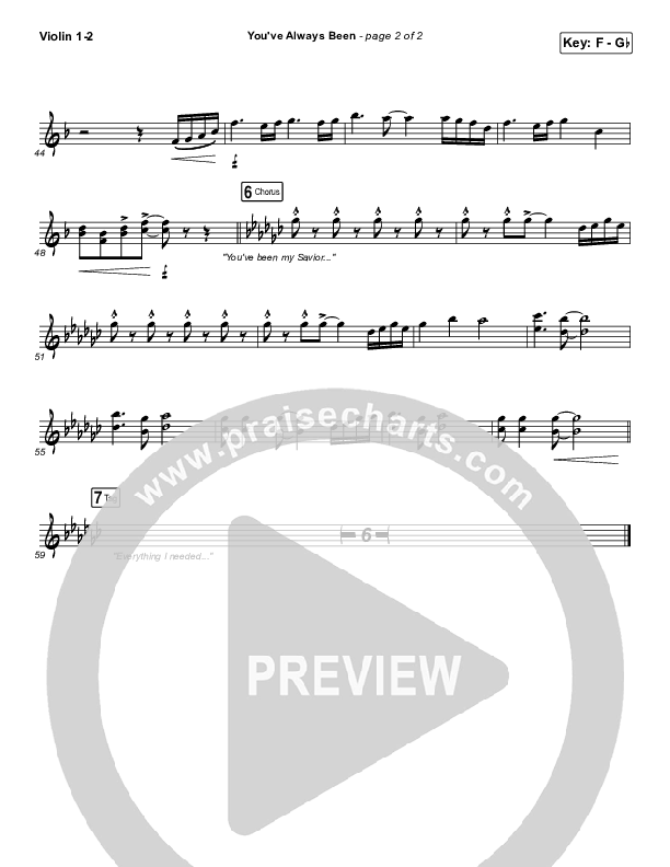 You've Always Been Violin 1/2 (Unspoken)