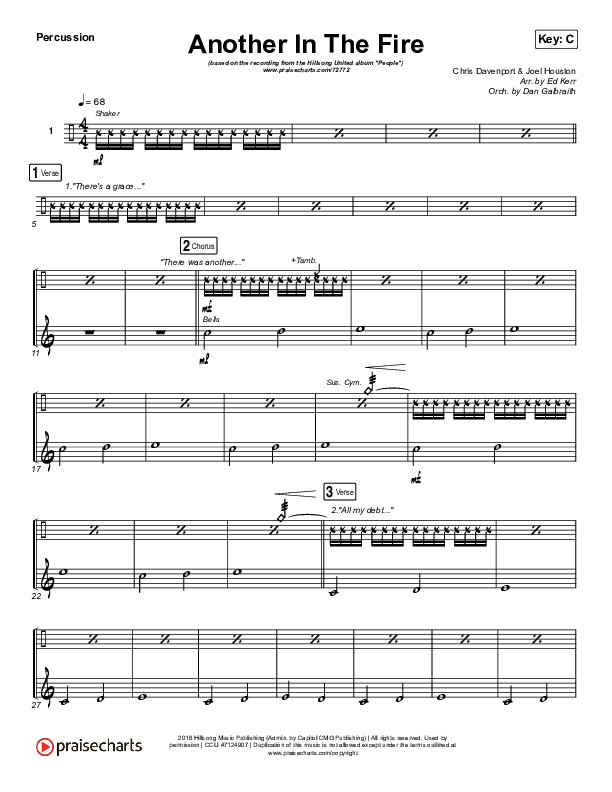 Another In The Fire Percussion (Hillsong UNITED)