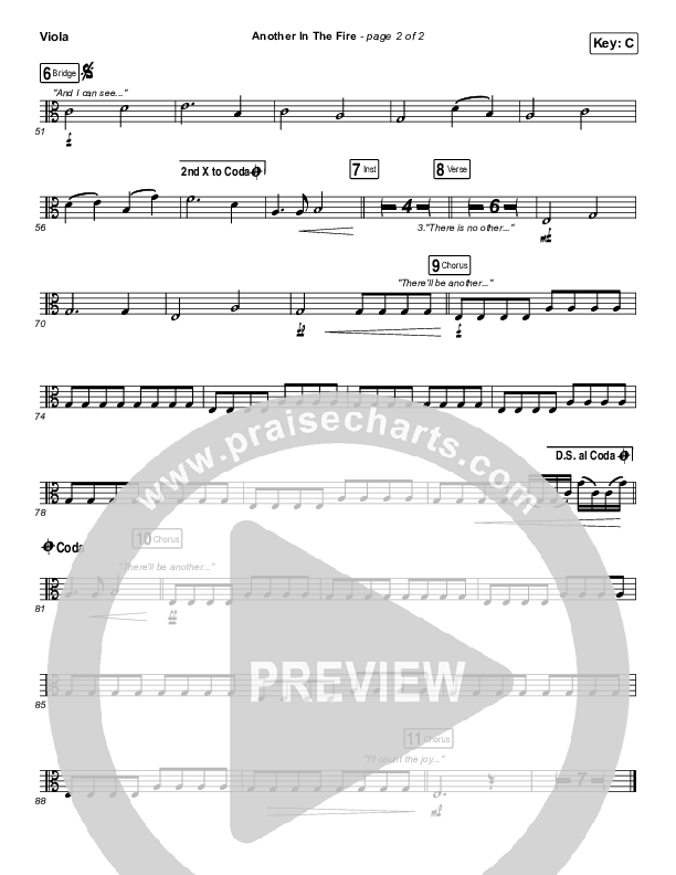 Another In The Fire Viola (Hillsong UNITED)