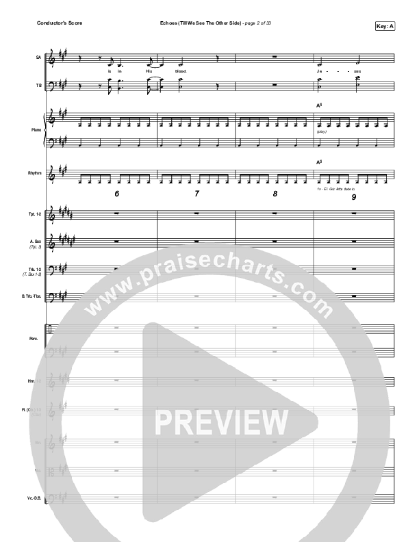 Echoes (Till We See The Other Side) Orchestration (Hillsong UNITED)