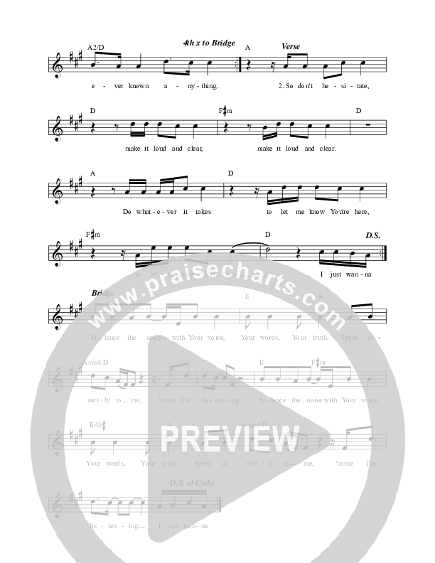 Know Your Heart Lead Sheet (David Leonard)