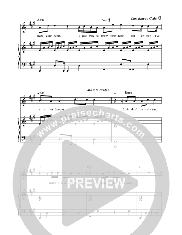 Know Your Heart Lead & Piano (David Leonard)