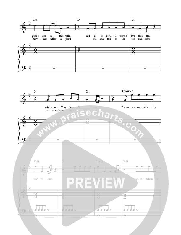 Distant God Lead & Piano (David Leonard)