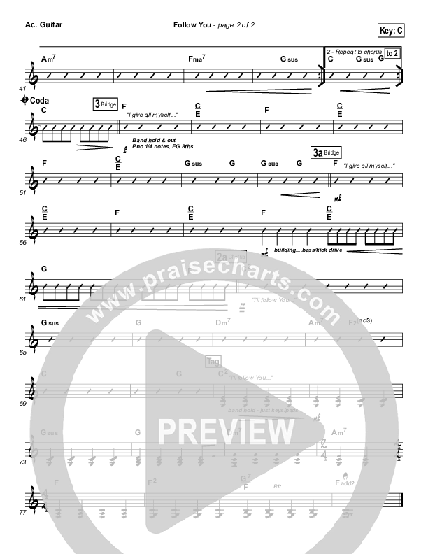 Follow You Acoustic Guitar (Leeland)