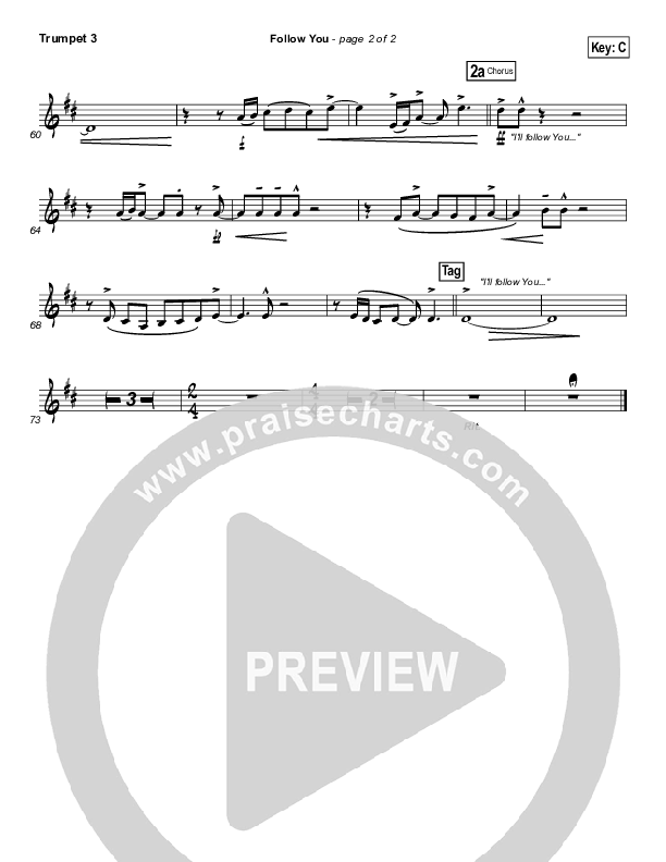 Follow You Trumpet 3 (Leeland)