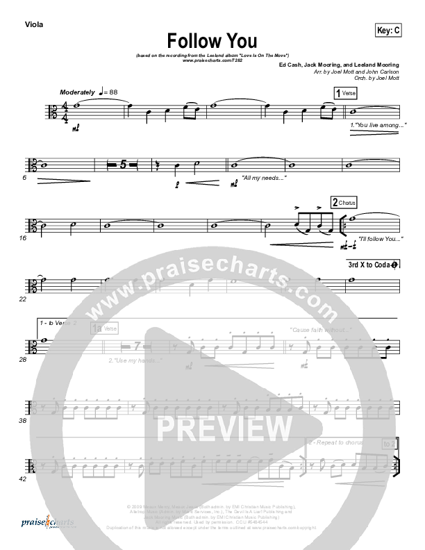 Follow You Viola (Leeland)