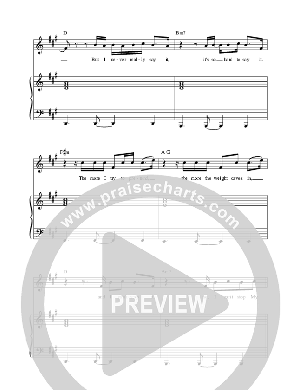 Share This Burden Piano/Vocal (David Leonard)