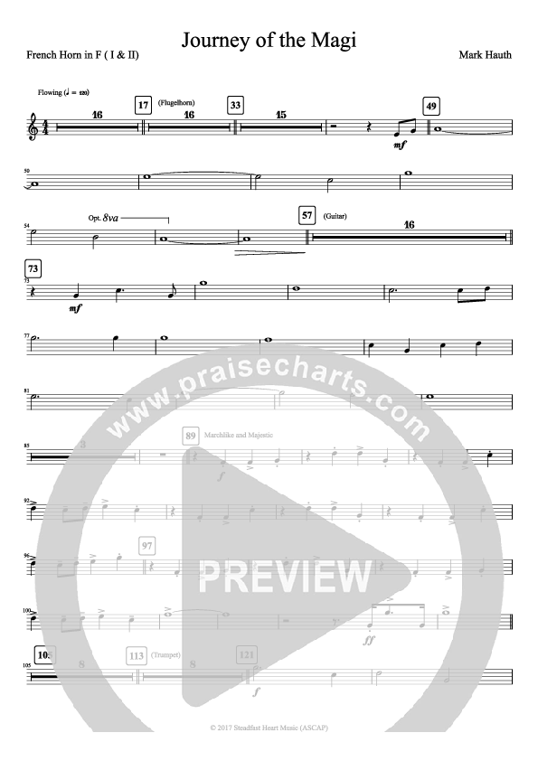 Journey Of The Magi (Instrumental) French Horn (Mark Hauth)