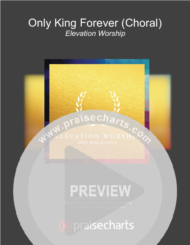 Only King Forever (Choral Anthem SATB) Orchestration (Elevation Worship / Arr. Luke Gambill)