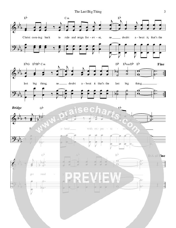 The Last Big Thing Lead Sheet (The Kingdom Heirs)