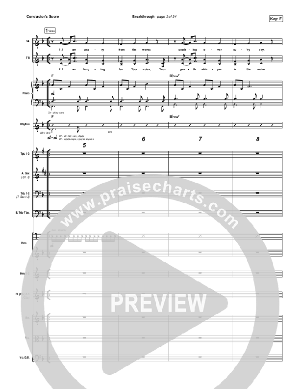 Breakthrough (Live) Orchestration (Red Rocks Worship)