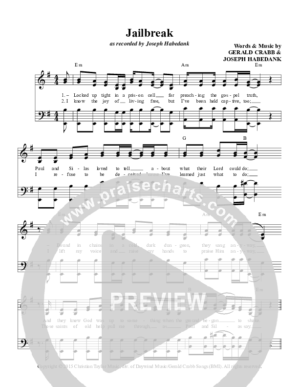 Jailbreak Lead Sheet (Joseph Habedank)